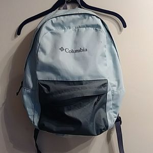 Columbia light blue backpack